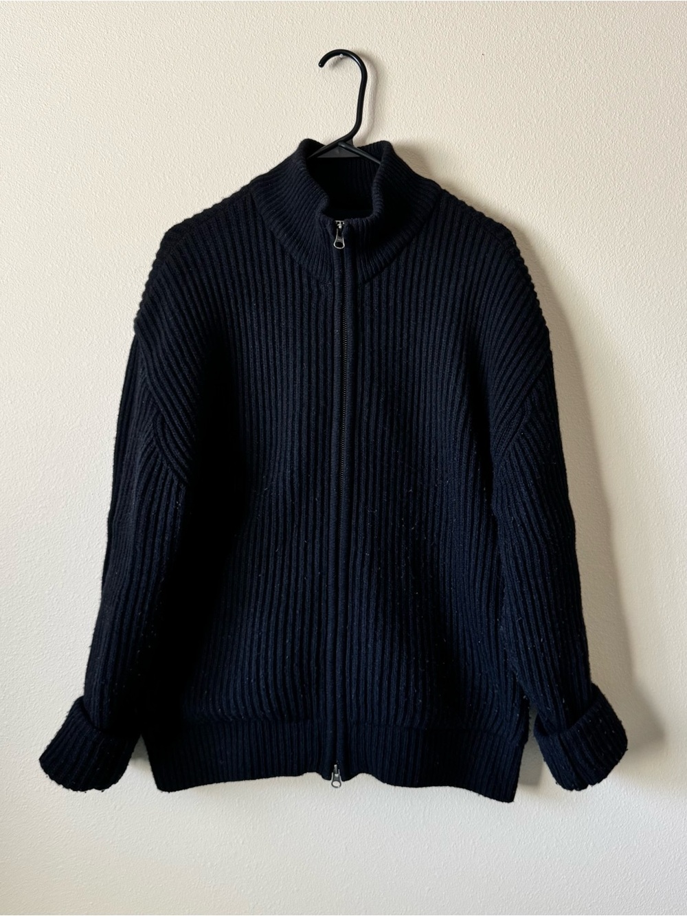 Amomento Ribbed Wool-Blend Jacket
Size: M, Colour: Black